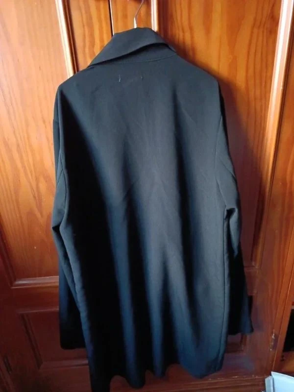 Blazer fluide noir oversize Stradivarius Taille S veste fine – photo 4